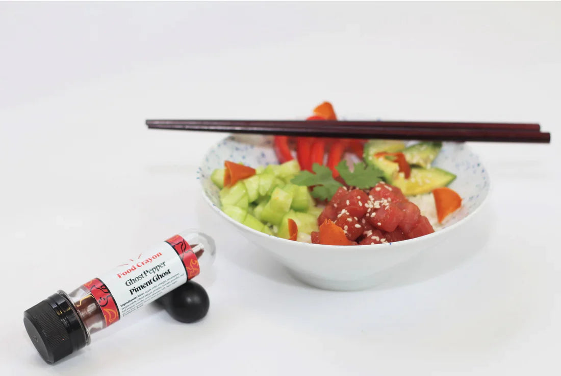 Tuna Poke Bowl | Ghost Pepper Crayon