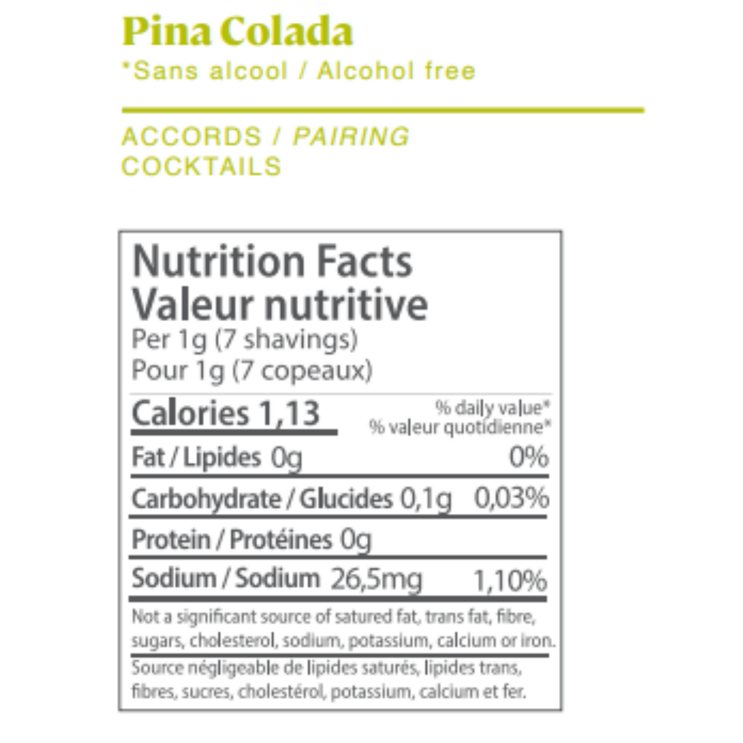 DUO COCKTAILS | Piña Colada et Lime