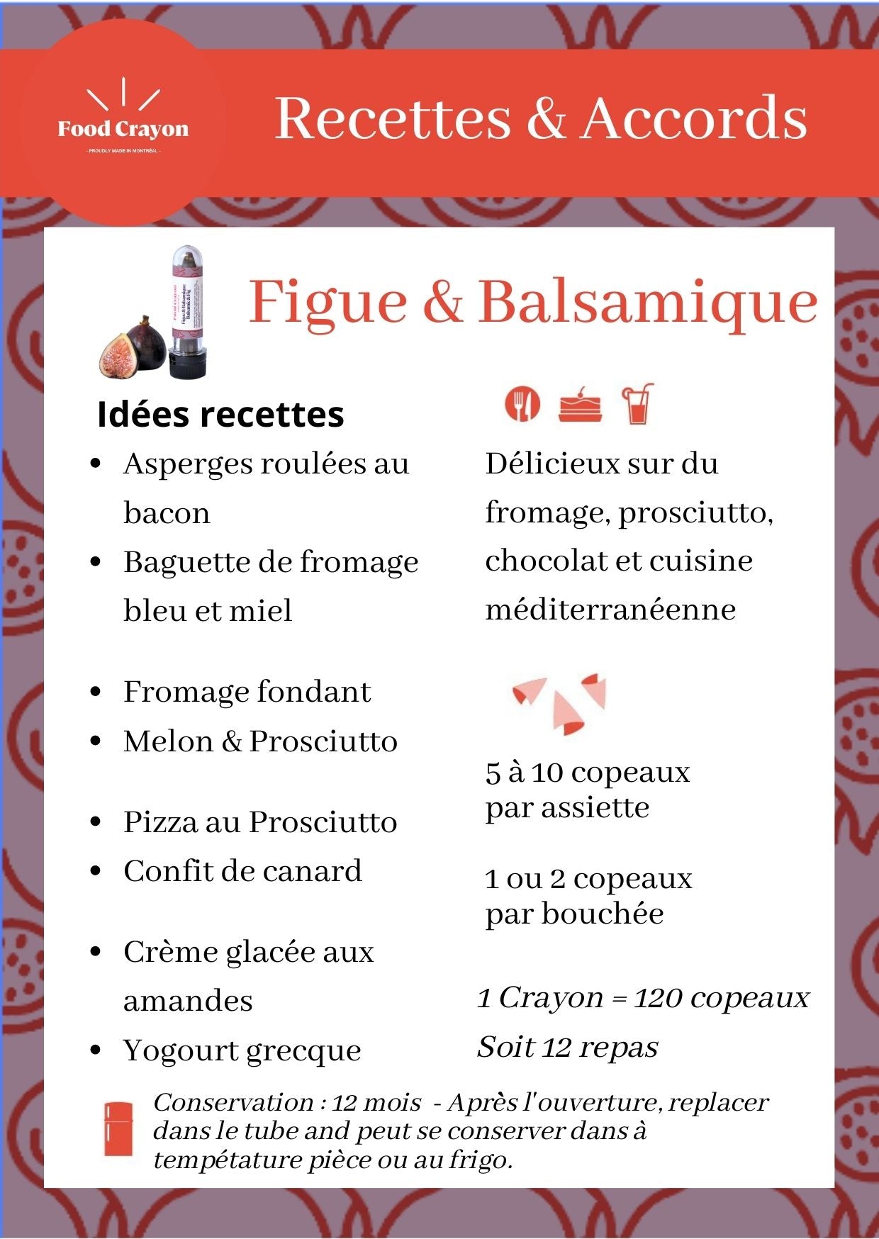 DUO SALADES | Framboise Balsamique & Figue Balsamique