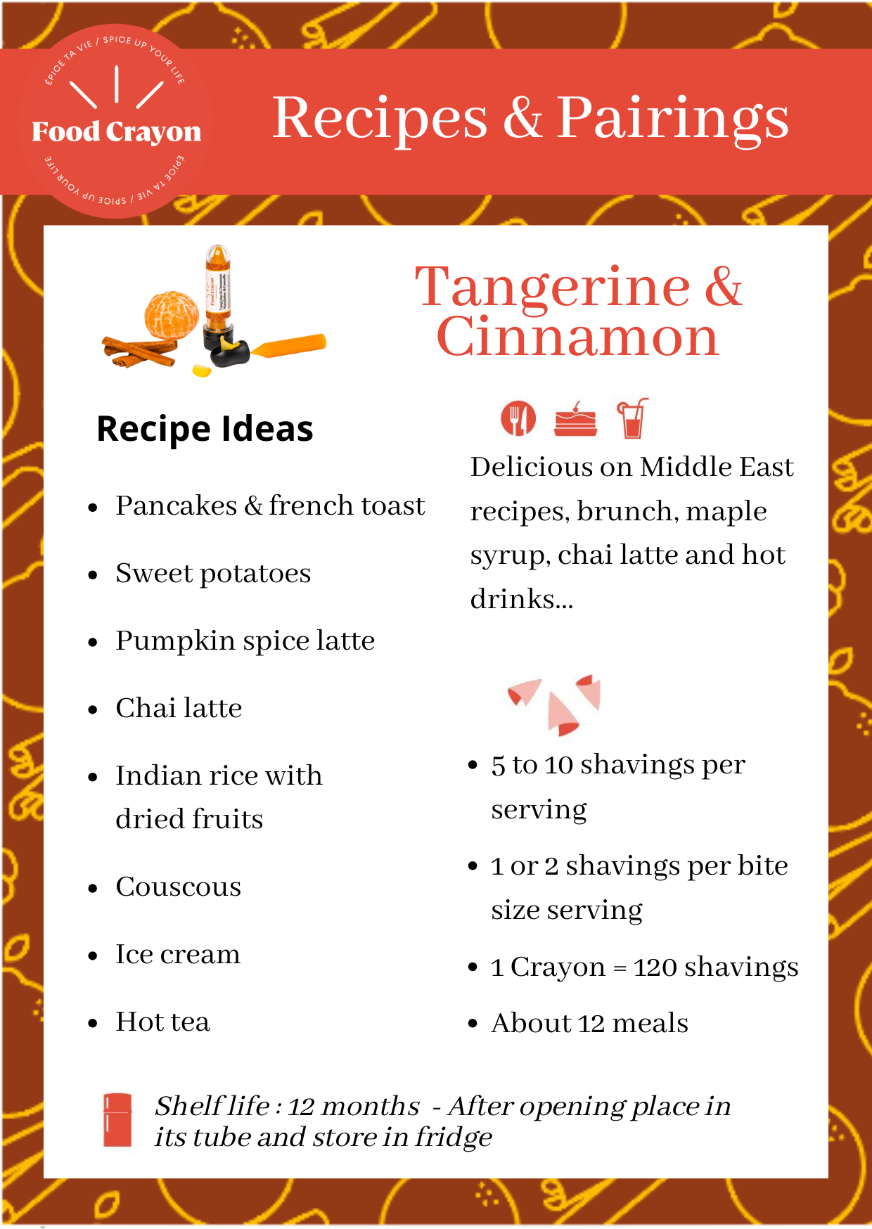 TRIO DE SAISON | Carotte Orange Gingembre, Figue & Balsamique et Mandarine Cannelle