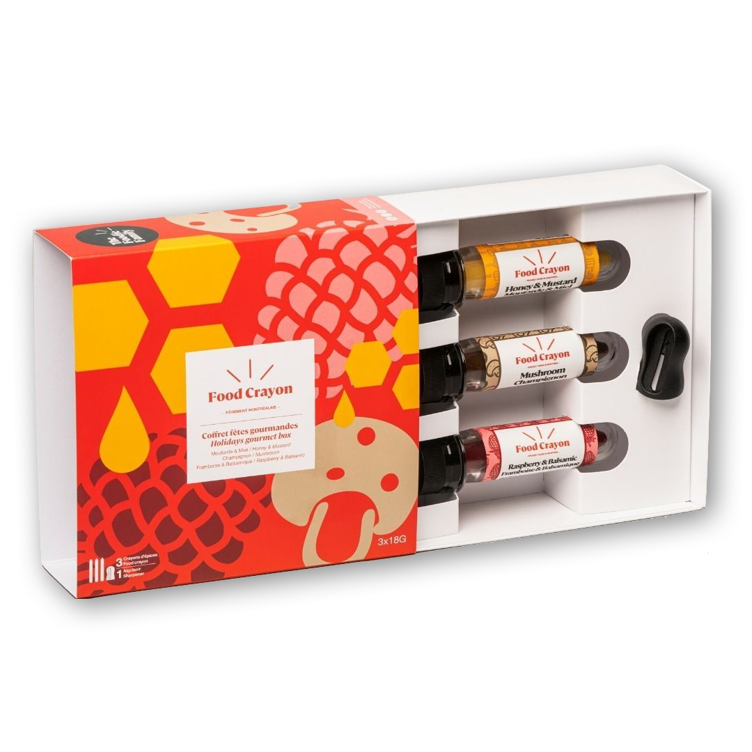 TRIO GOURMET | Moutarde & Miel, Cèpes, Framboise & Balsamique