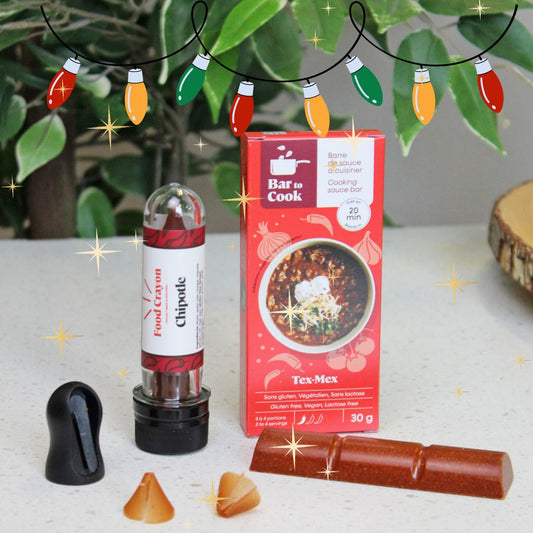 Combo Tex-Mex | Crayons alimentaires Chipotle et bar Tex-Mex à cuisiner