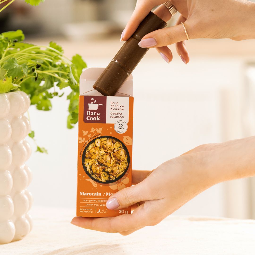 Combo marocain | Crayon Carotte orange gingembre et barre de sauce Marocaine
